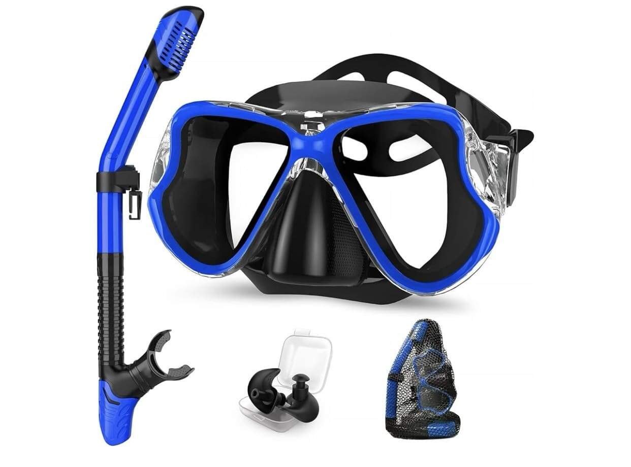 Track silicone snorkeling set - Baba Saleh Sports Egypt | بابا صالح للأدوات الرياضية
