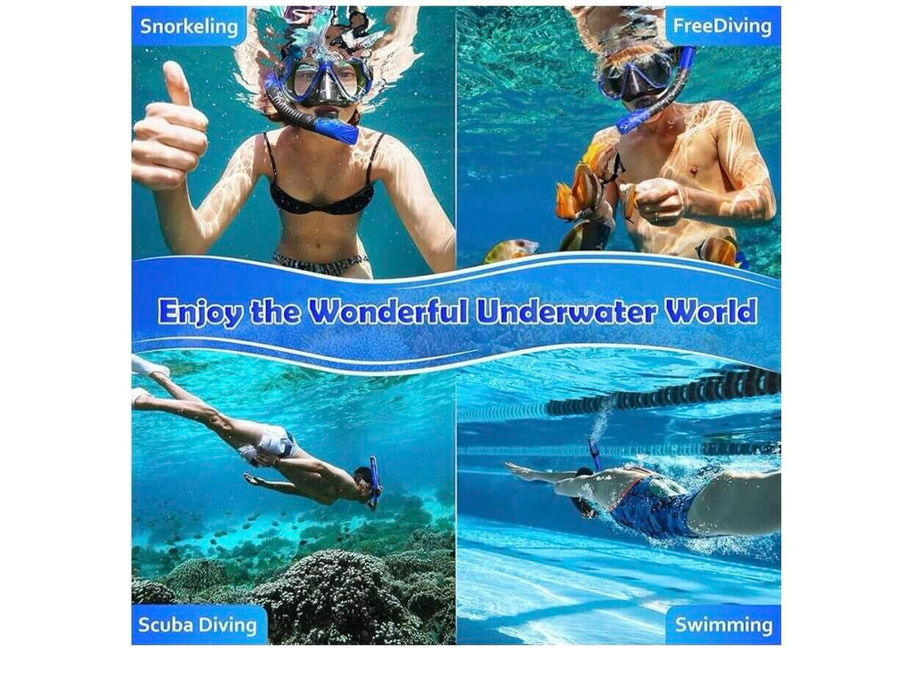 Track silicone snorkeling set - Baba Saleh Sports Egypt | بابا صالح للأدوات الرياضية