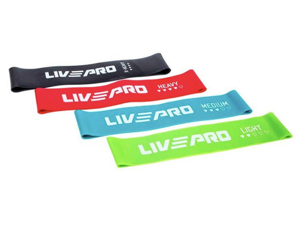 LIVEPRO Resistance Loop Band Set - Baba Saleh Sports Egypt | بابا صالح للأدوات الرياضية