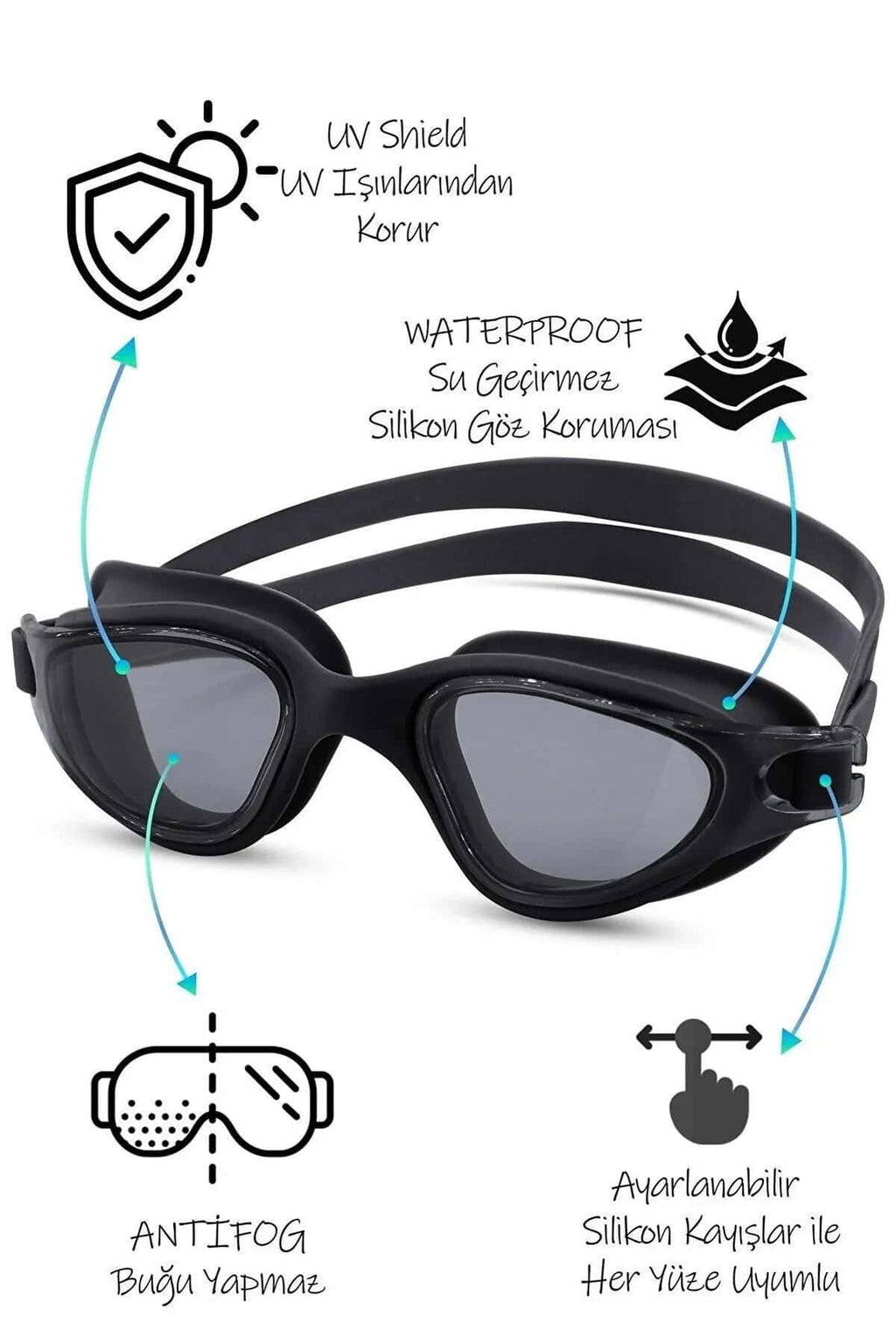 Mirror swim goggles - Baba Saleh Sports Egypt | بابا صالح للأدوات الرياضية