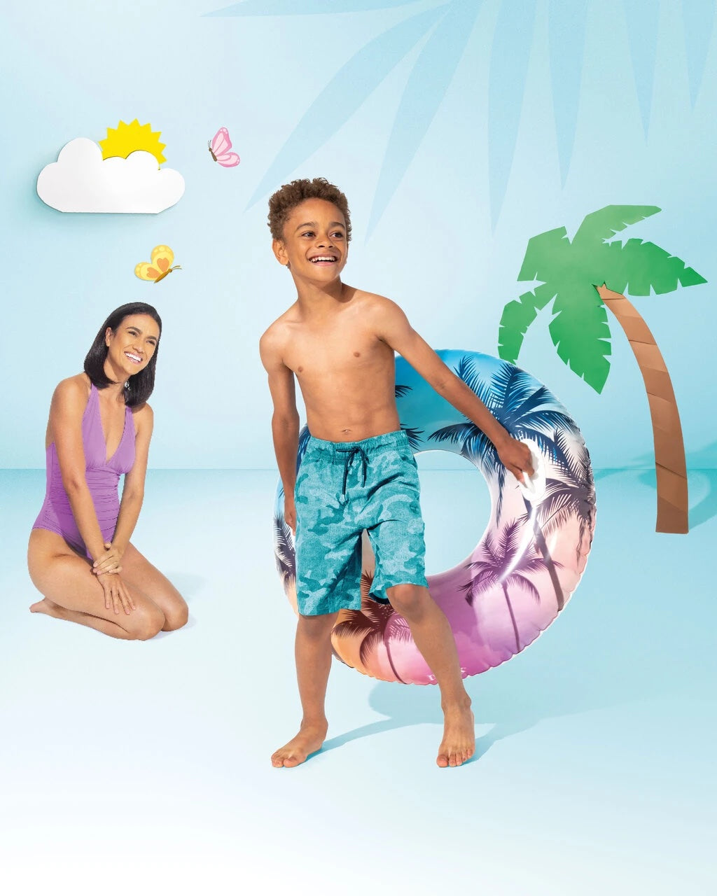 Large Swim Ring with Handles – 97 cm - Baba Saleh Sports Egypt | بابا صالح للأدوات الرياضية