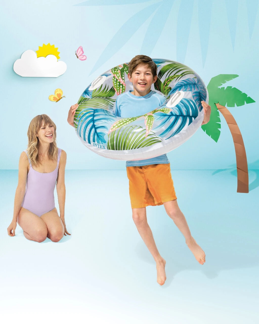 Large Swim Ring with Handles - Baba Saleh Sports Egypt | بابا صالح للأدوات الرياضية