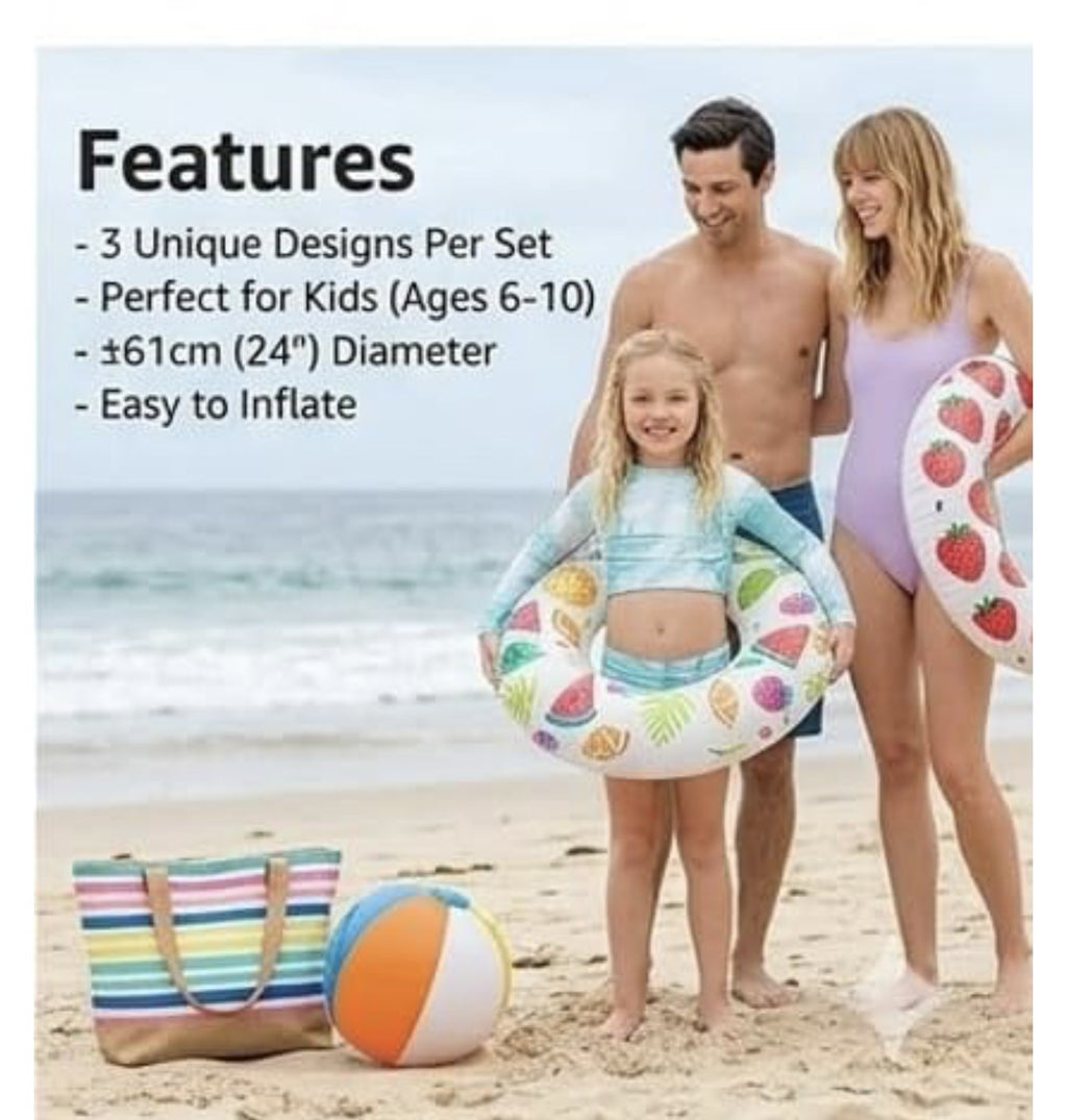 Kids Printed Swim Ring - Baba Saleh Sports Egypt | بابا صالح للأدوات الرياضية