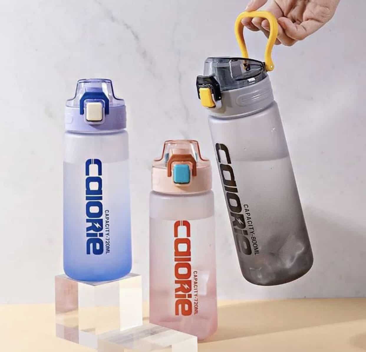 Caiorie water bottle - Baba Saleh Sports Egypt | بابا صالح للأدوات الرياضية