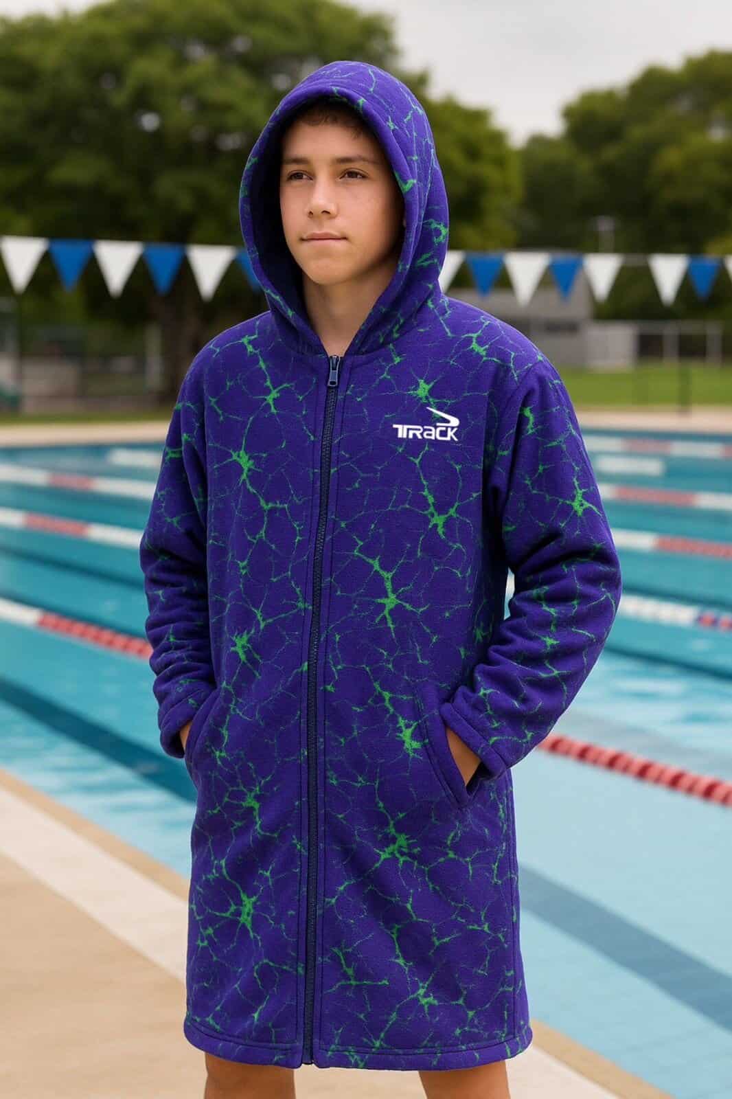 Track swimming robe - Baba Saleh Sports Egypt | بابا صالح للأدوات الرياضية