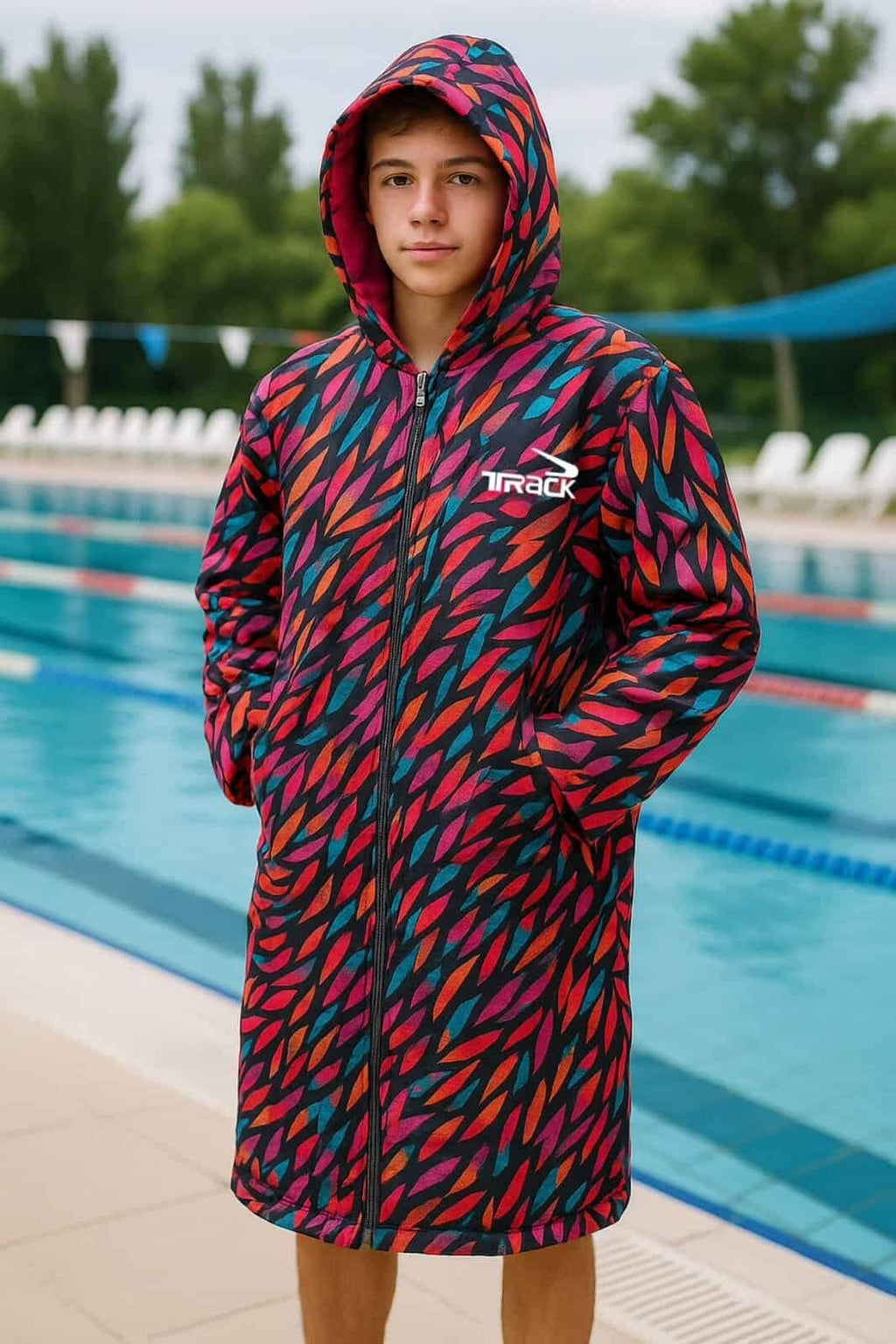 Track swimming robe - Baba Saleh Sports Egypt | بابا صالح للأدوات الرياضية