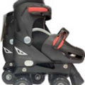 Two-Wheel Roller Skates - "Large", black - Baba Saleh Sports Egypt | بابا صالح للأدوات الرياضية