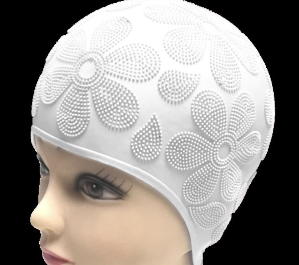 Track Swimming Cap White - Baba Saleh Sports Egypt | بابا صالح للأدوات الرياضية
