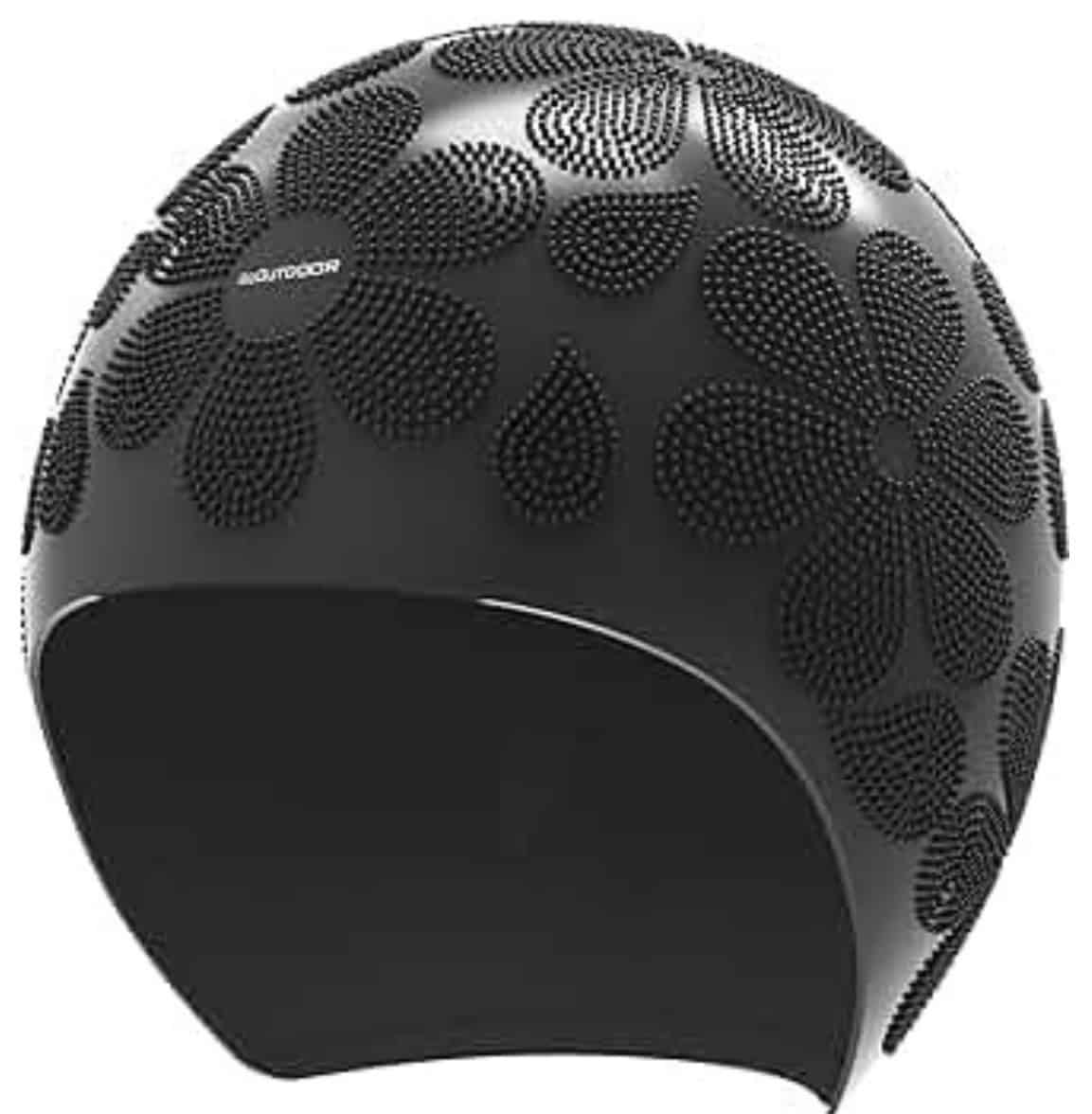 Track Swimming Cap - Black - Baba Saleh Sports Egypt | بابا صالح للأدوات الرياضية