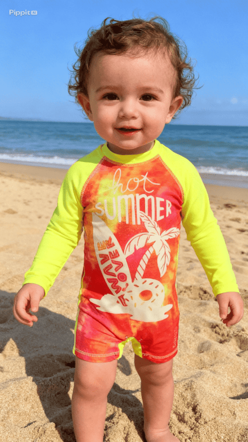 Baby Long Sleeve Swimsuit - Baba Saleh Sports Egypt | بابا صالح للأدوات الرياضية