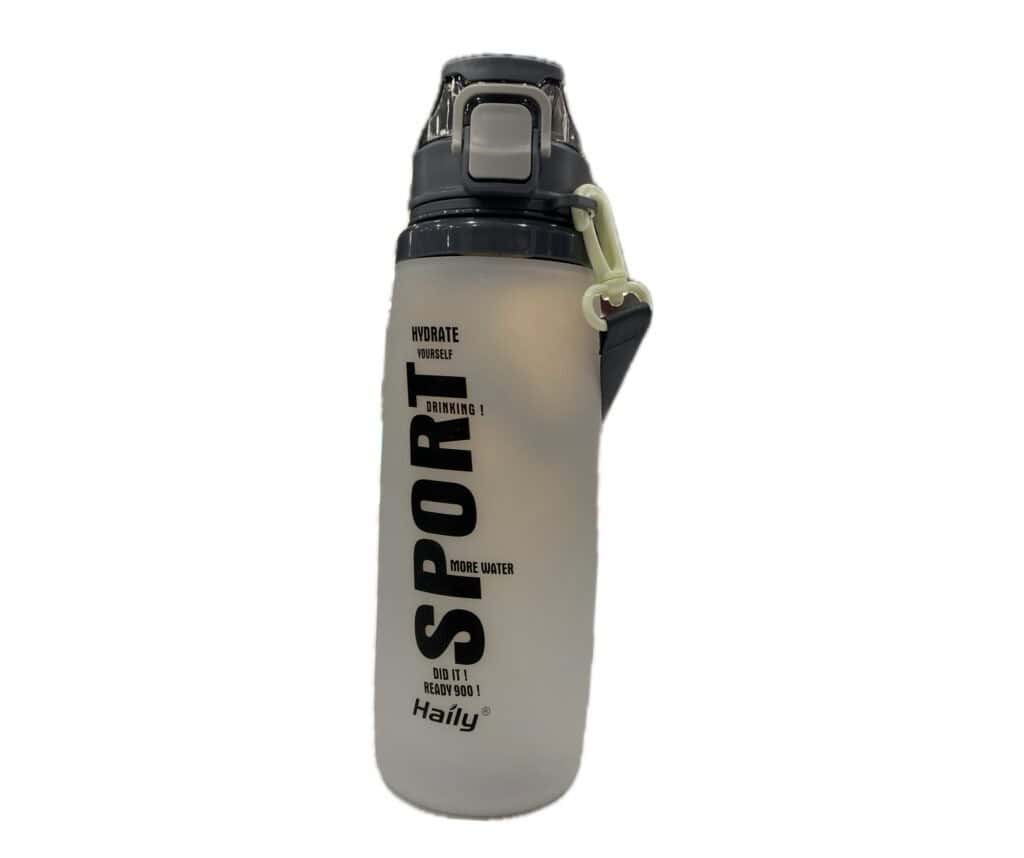 Silicone Sports Bottle - Gray - Baba Saleh Sports Egypt | بابا صالح للأدوات الرياضية