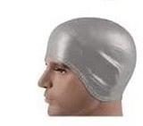 Cobra Ear-Shaped Swimming Cap - Gray - Baba Saleh Sports Egypt | بابا صالح للأدوات الرياضية