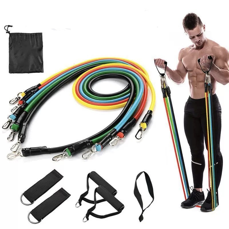 Resistance Bands Set - Baba Saleh Sports Egypt | بابا صالح للأدوات الرياضية