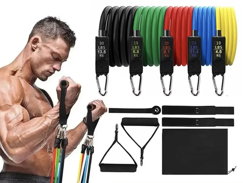 Resistance Bands Set - Baba Saleh Sports Egypt | بابا صالح للأدوات الرياضية
