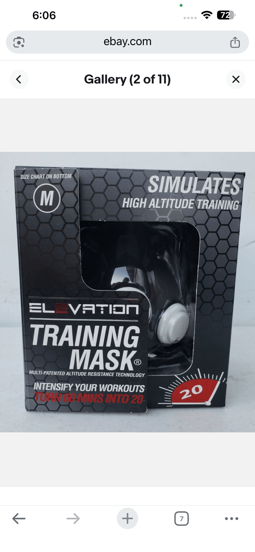Training Mask - Baba Saleh Sports Egypt | بابا صالح للأدوات الرياضية