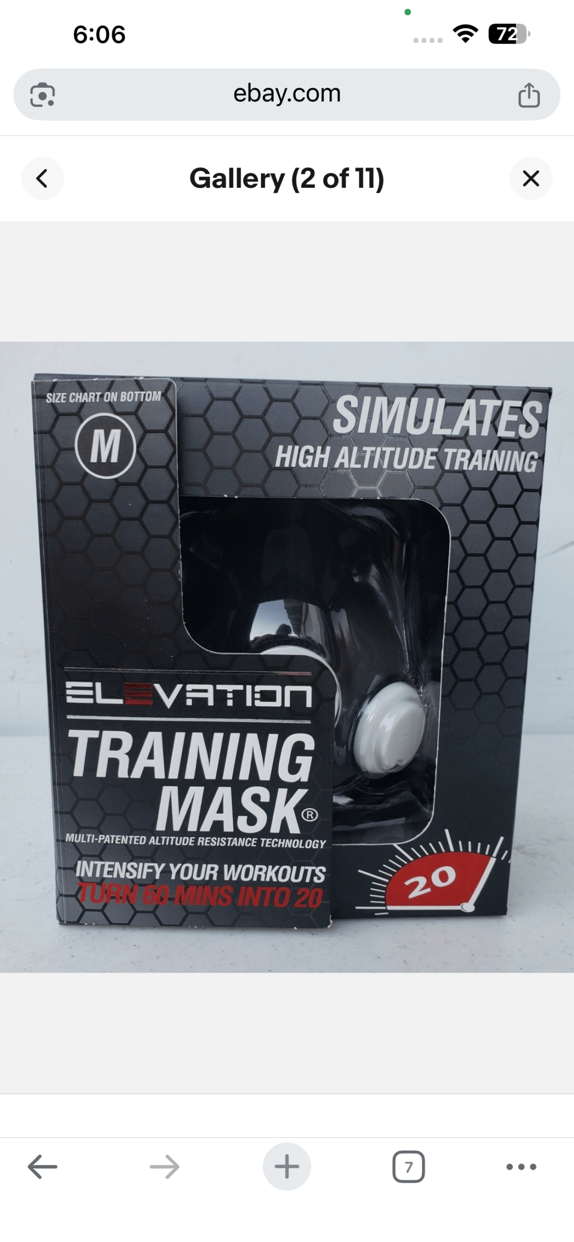 Training Mask - Baba Saleh Sports Egypt | بابا صالح للأدوات الرياضية