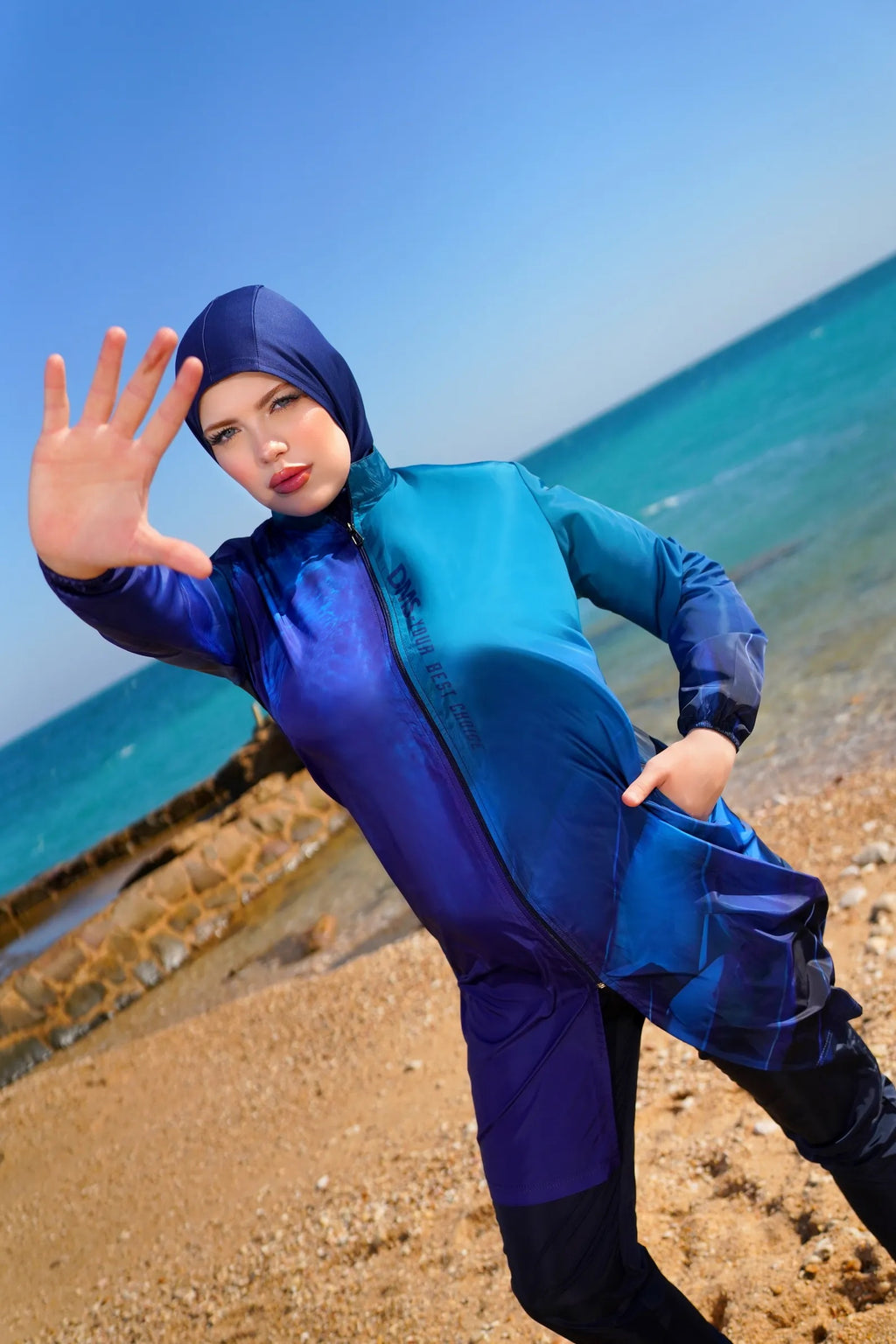 Waterproof Modest Burkini - Baba Saleh Sports Egypt | بابا صالح للأدوات الرياضية