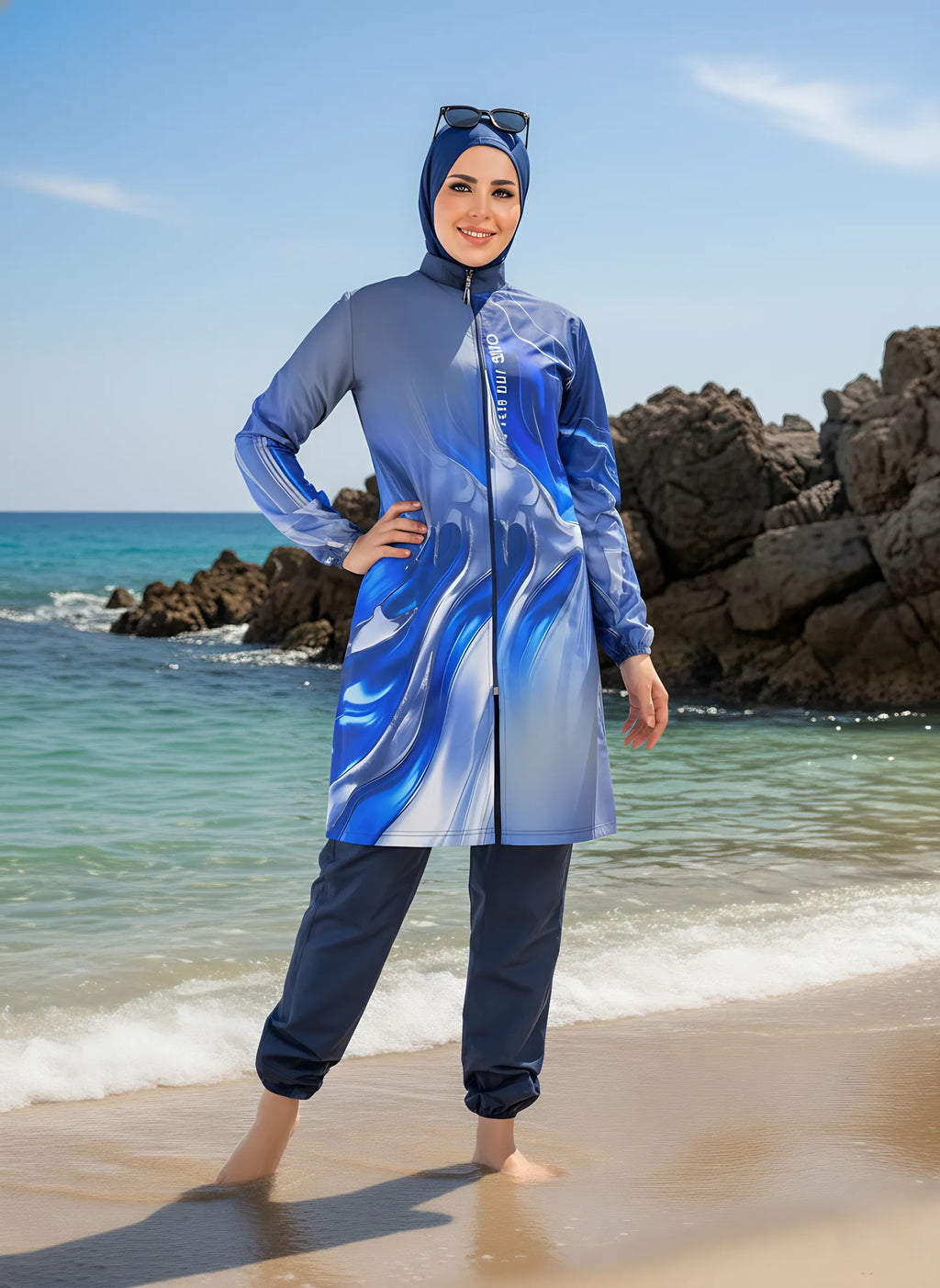 Waterproof Modest Burkini - Baba Saleh Sports Egypt | بابا صالح للأدوات الرياضية