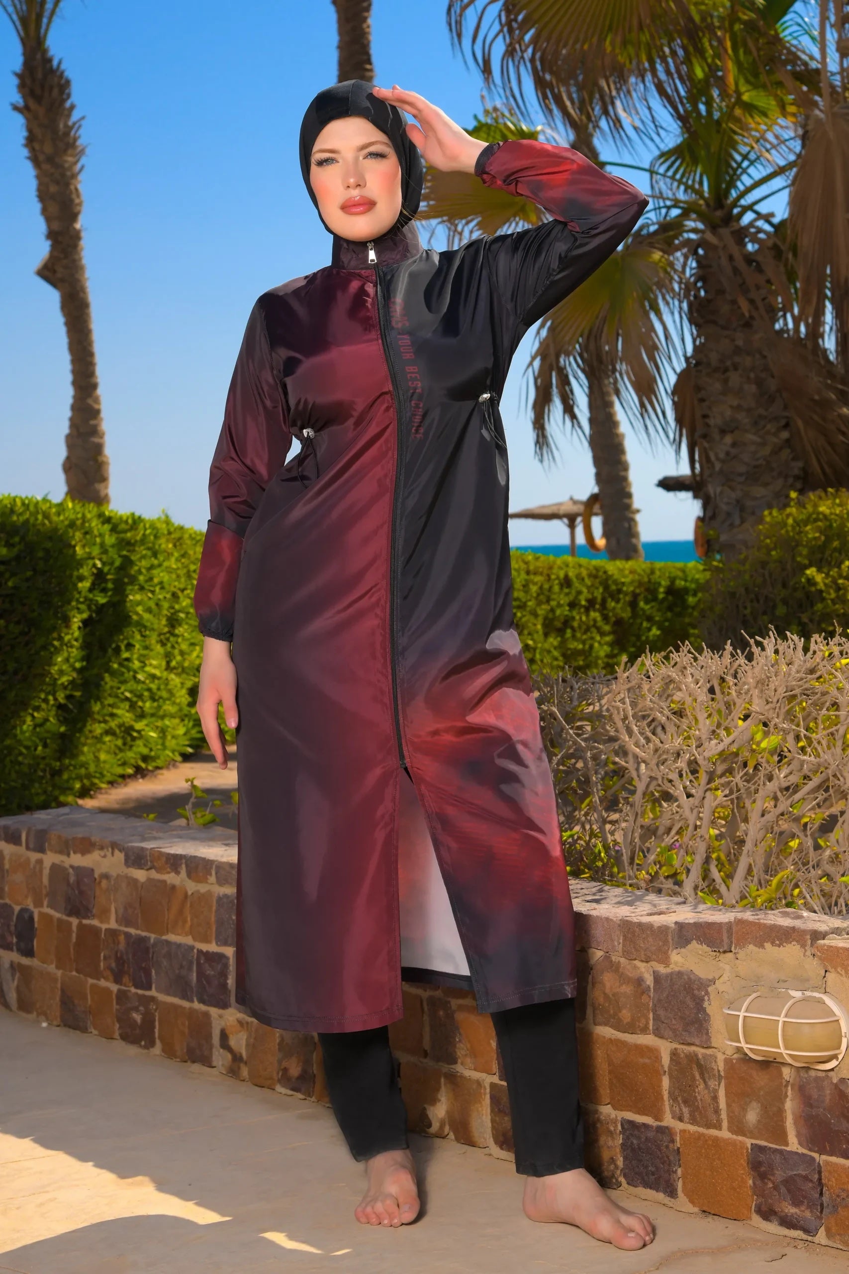 Waterproof Modest Burkini - Baba Saleh Sports Egypt | بابا صالح للأدوات الرياضية