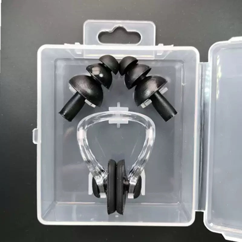 Swimming Nose Clip and Ear Plug Set - Baba Saleh Sports Egypt | بابا صالح للأدوات الرياضية