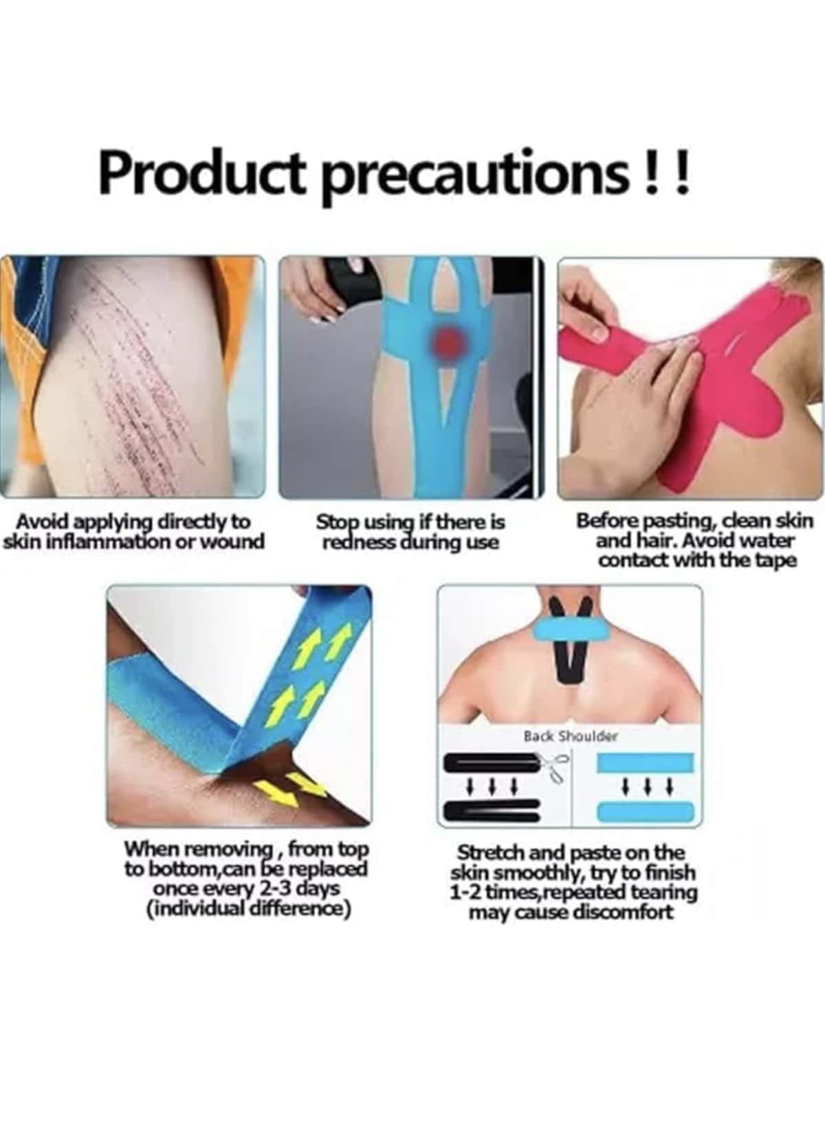 Sport kinesiology tape 5cm - Baba Saleh Sports Egypt | بابا صالح للأدوات الرياضية