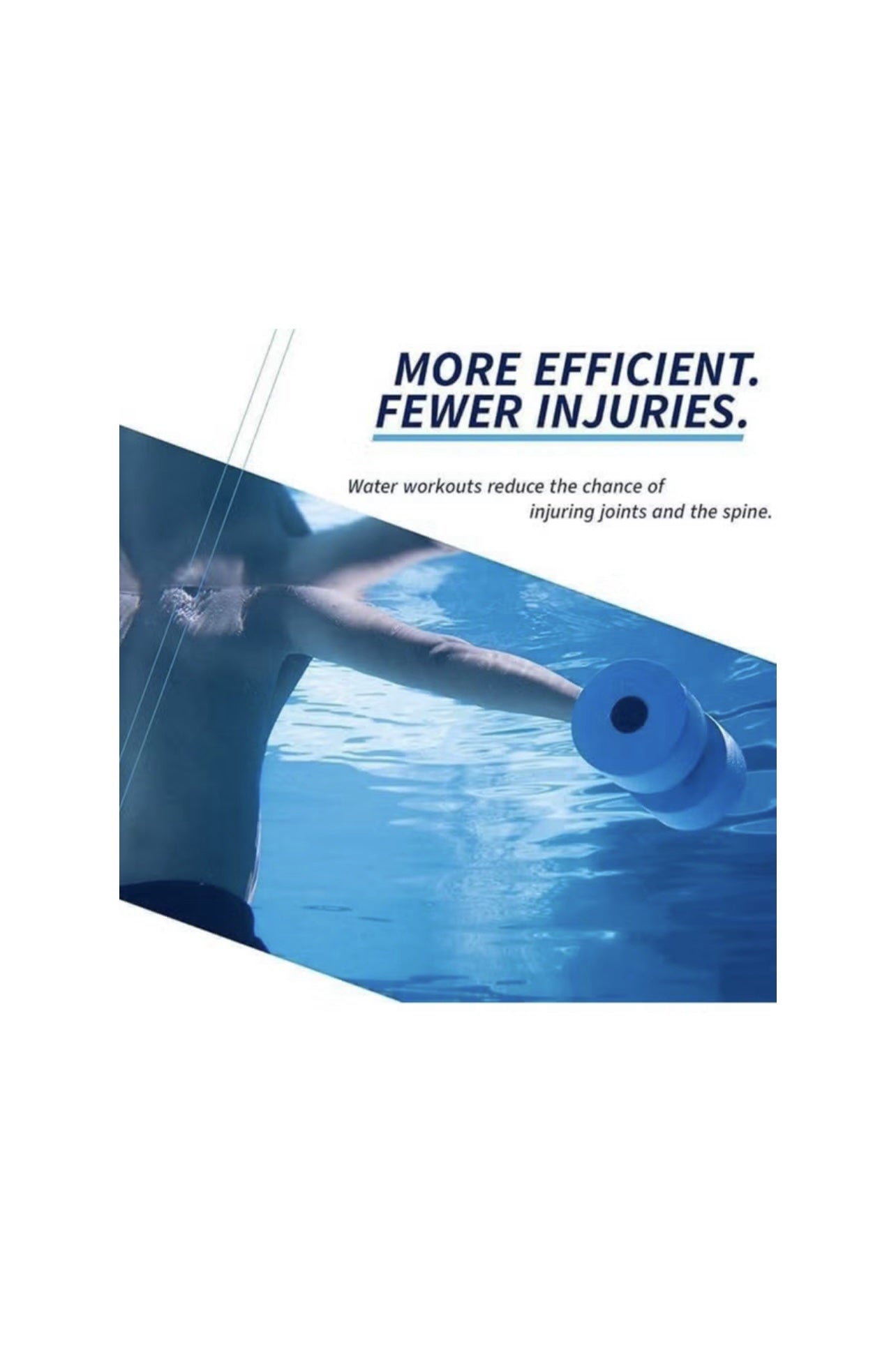 Foam Water Dumbbell – Single Piece - Baba Saleh Sports Egypt | بابا صالح للأدوات الرياضية
