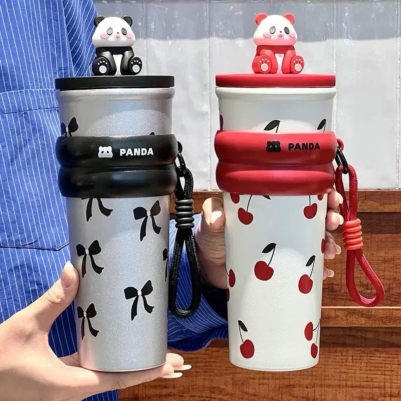 Panda Insulated Thermal Water Bottle - Baba Saleh Sports Egypt | بابا صالح للأدوات الرياضية