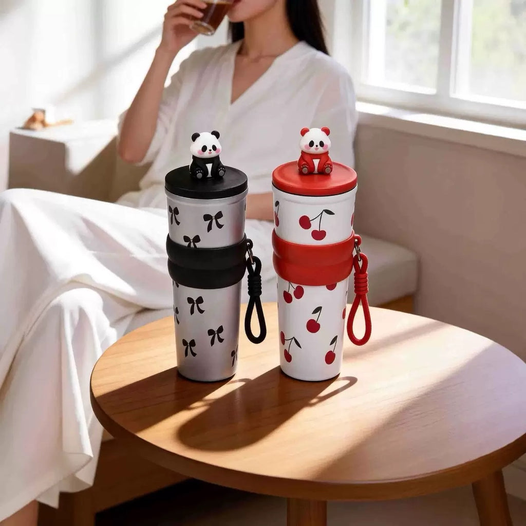 Panda Insulated Thermal Water Bottle - Baba Saleh Sports Egypt | بابا صالح للأدوات الرياضية