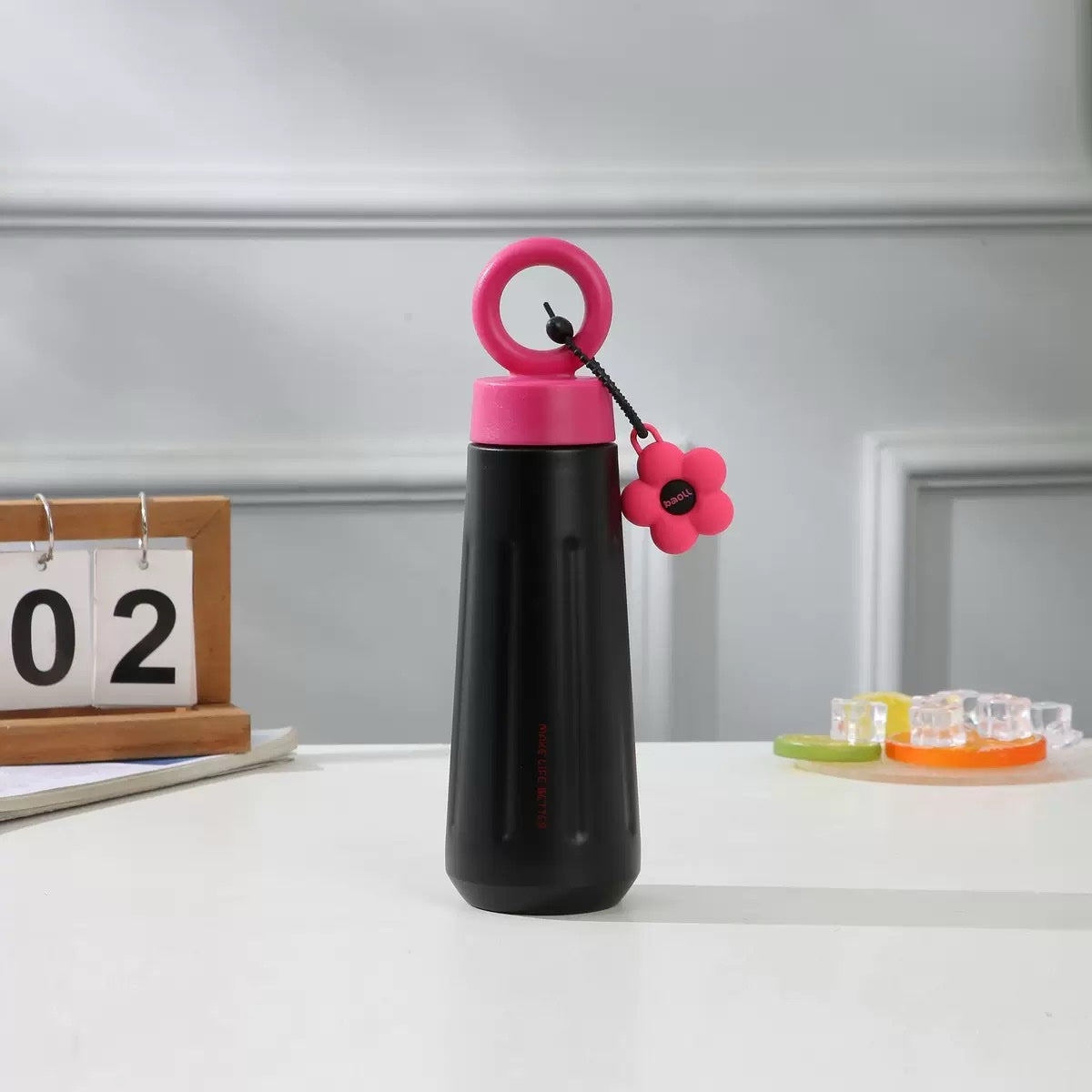Flower Insulated Thermal Water Bottle - Baba Saleh Sports Egypt | بابا صالح للأدوات الرياضية