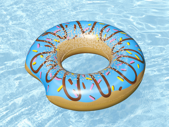 Donut Float Swim Tube – 107 cm - Baba Saleh Sports Egypt | بابا صالح للأدوات الرياضية