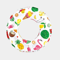 Small Colorful Swim Ring Float - Baba Saleh Sports Egypt | بابا صالح للأدوات الرياضية