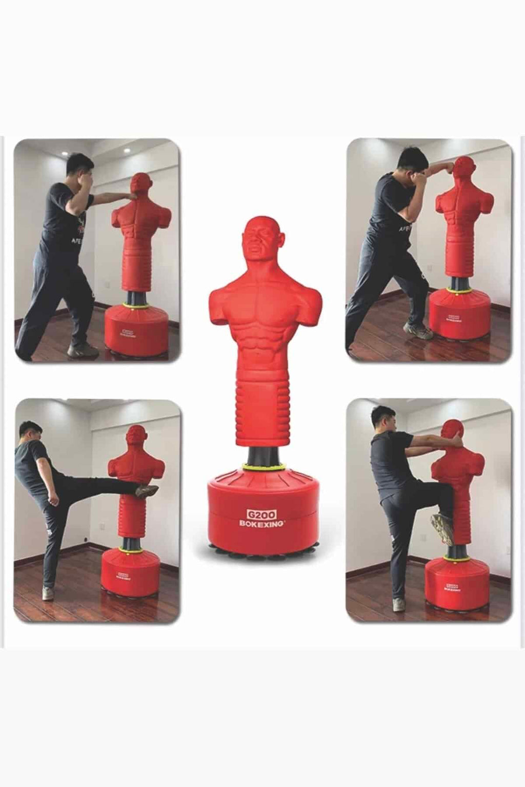 Boxing Dummy Full Body Punching Man Boxing Stand, Silastic Punching Bag - Baba Saleh Sports Egypt | بابا صالح للأدوات الرياضية