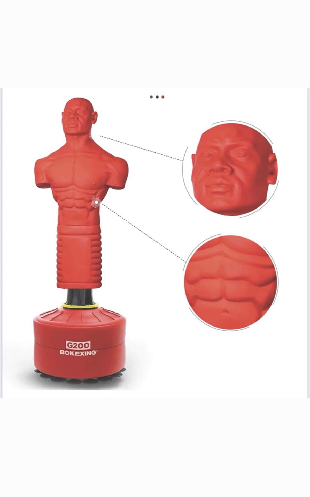 Boxing Dummy Full Body Punching Man Boxing Stand, Silastic Punching Bag - Baba Saleh Sports Egypt | بابا صالح للأدوات الرياضية