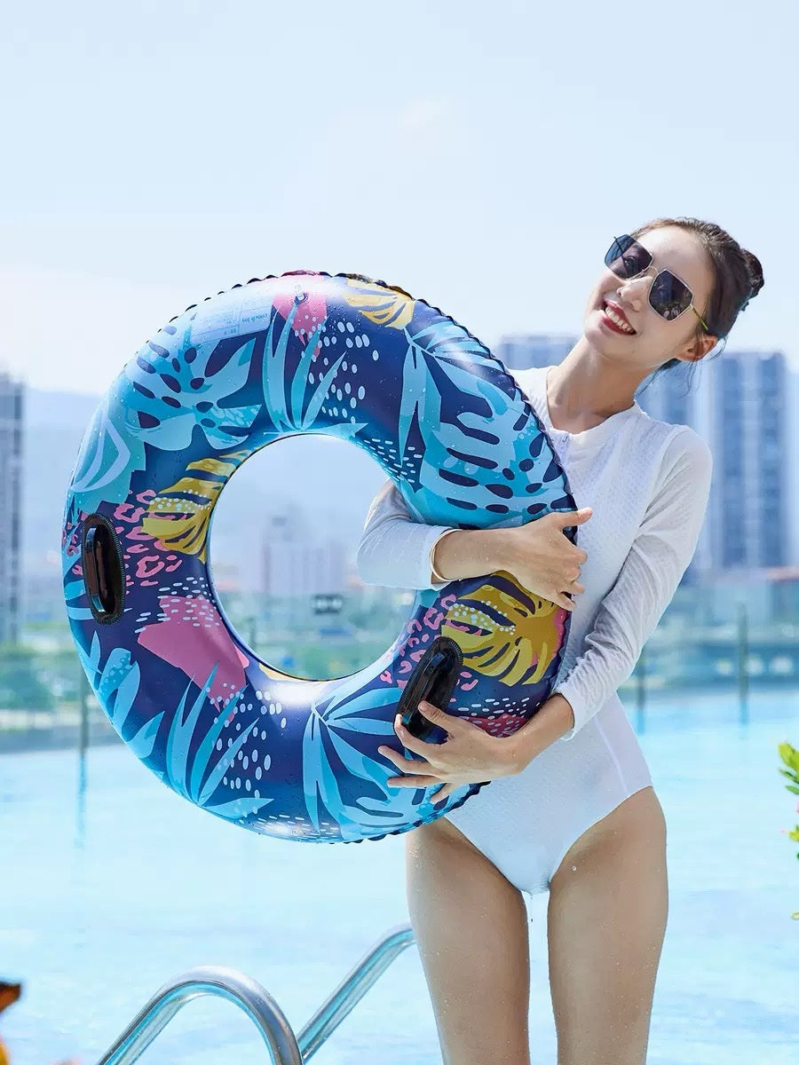 Tropical Print Swim Ring - Baba Saleh Sports Egypt | بابا صالح للأدوات الرياضية