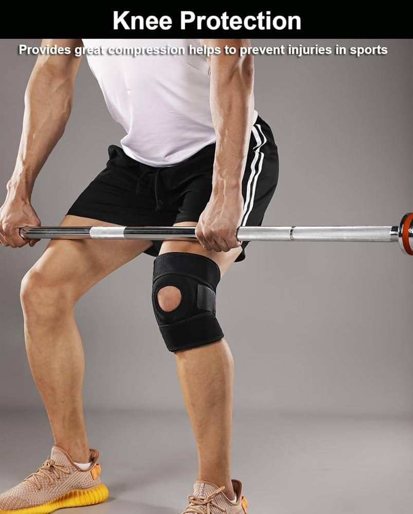 Open Patella Knee Support (Short) - Baba Saleh Sports Egypt | بابا صالح للأدوات الرياضية