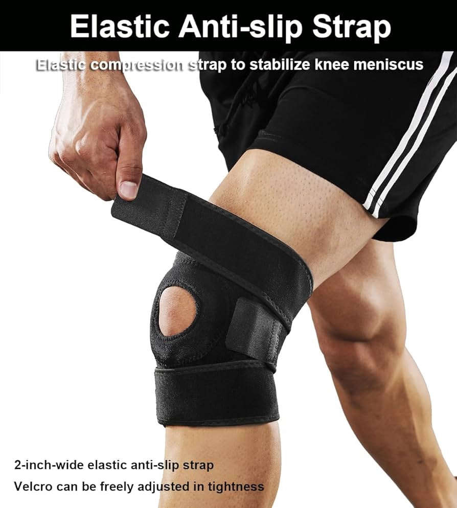 Open Patella Knee Support (Short) - Baba Saleh Sports Egypt | بابا صالح للأدوات الرياضية