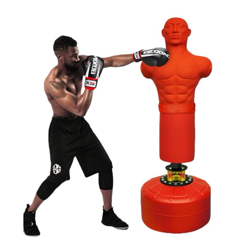 Boxing Dummy Full Body Punching Man Boxing Stand, Silastic Punching Bag - Baba Saleh Sports Egypt | بابا صالح للأدوات الرياضية