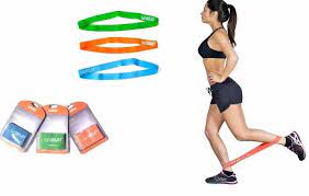 Supersellers Exercise Yoga Elastic Resistance Loop Bands Gym Fitness  Trainer Workout Stretch Loop Leg Tool