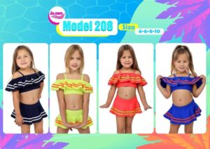 مايوه بناتي موديل 208 #235821-Girls' swimsuit, model 208 #235821