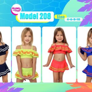 مايوه بناتي موديل 208 #235821-Girls' swimsuit, model 208 #235821